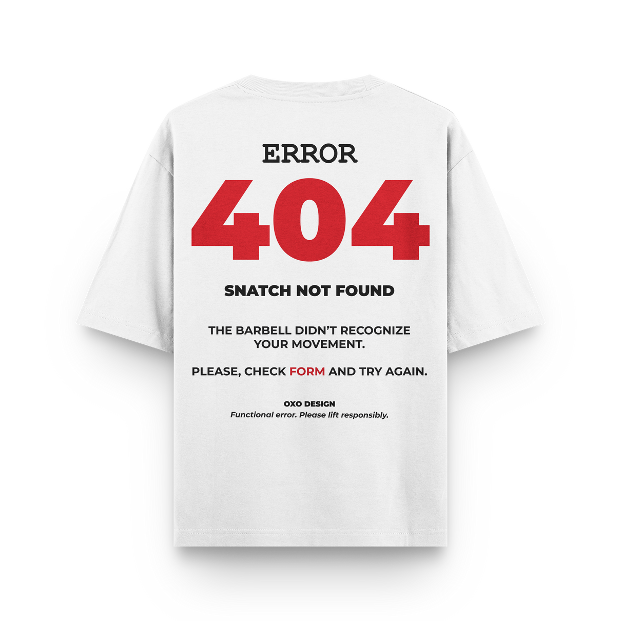 CAMISETA ERROR 404 - MOVEMENT NOT FOUND