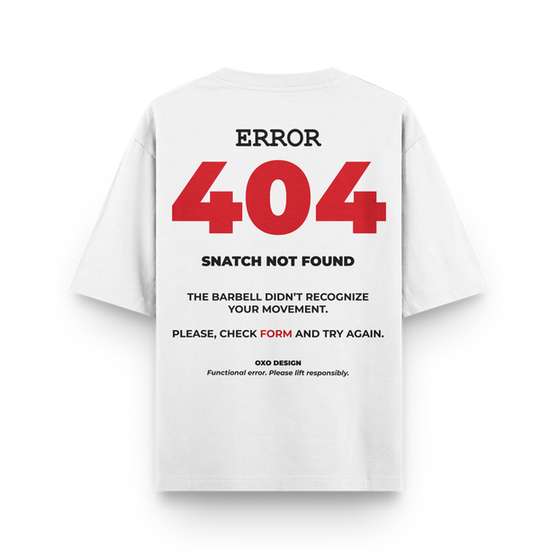CAMISETA ERROR 404 - MOVEMENT NOT FOUND