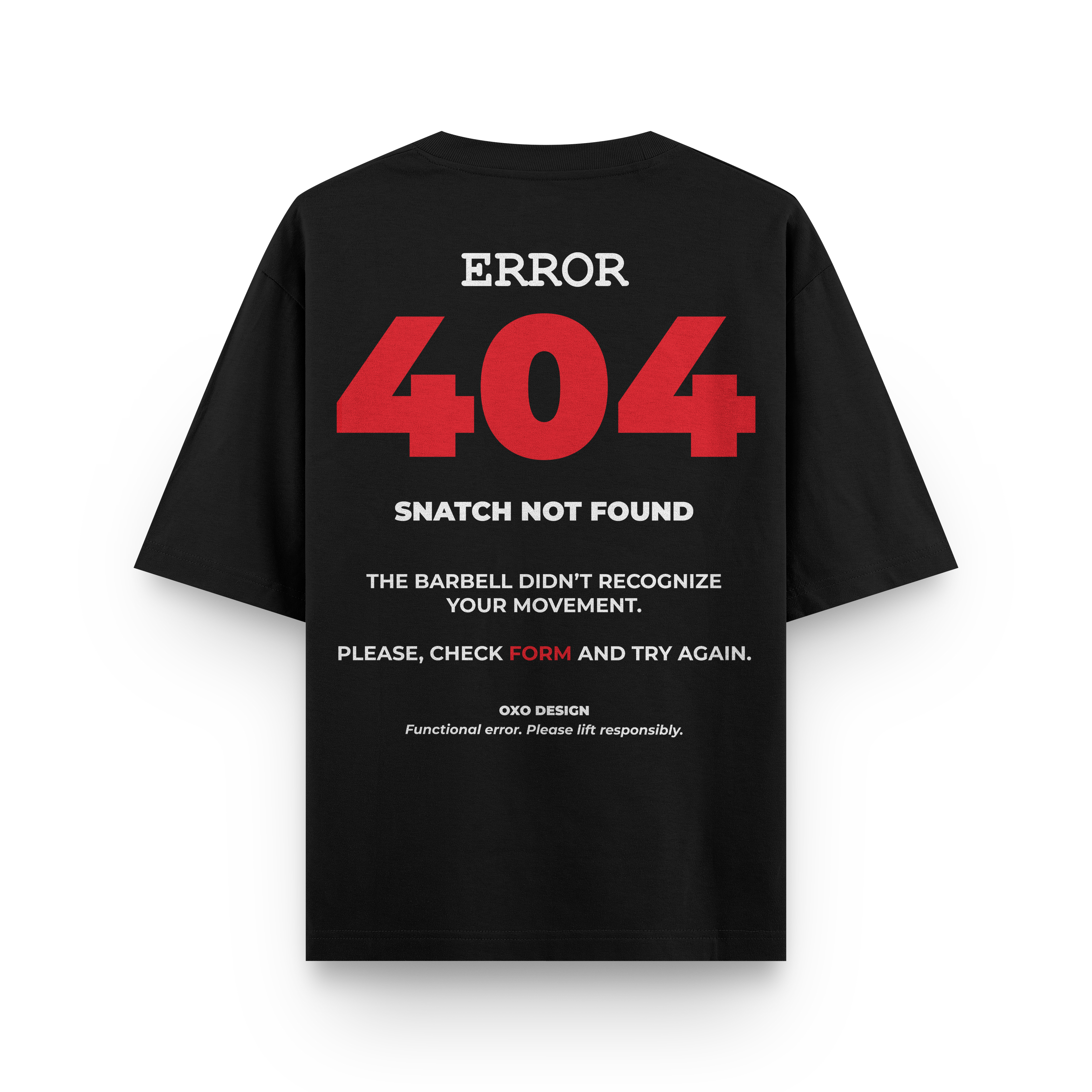 CAMISETA ERROR 404 - MOVEMENT NOT FOUND