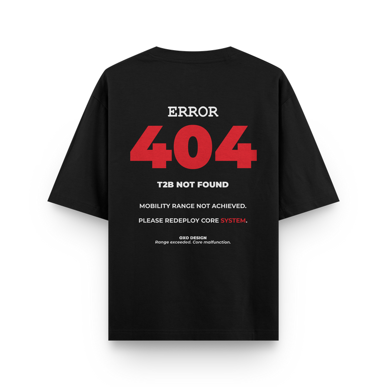 CAMISETA ERROR 404 - MOVEMENT NOT FOUND