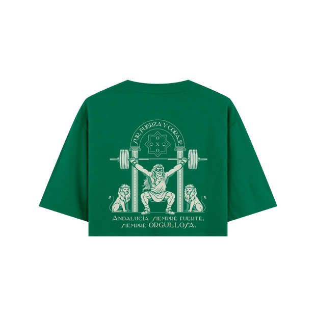 CROP TOP OVERSIZE CORTADO "ORGULLO ANDALÚ"