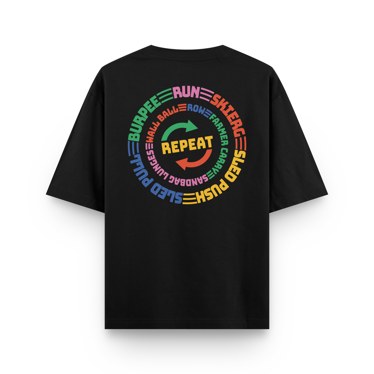 CAMISETA OVERSIZE HYBRID ATHLETE OXO DESIGN