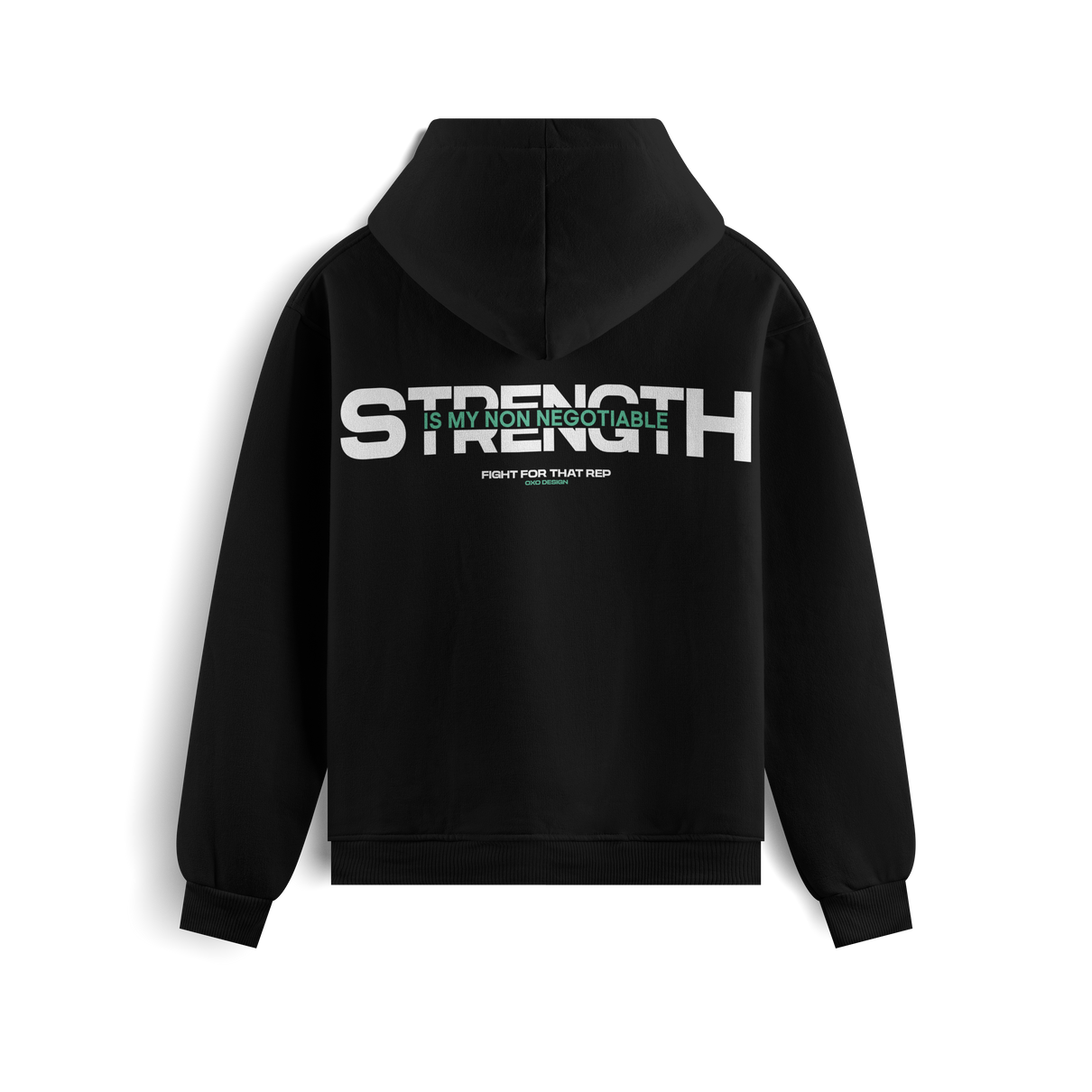 SUDADERA OVERSIZE STRENGTH - NON NEGOTIABLE OXO DESIGN