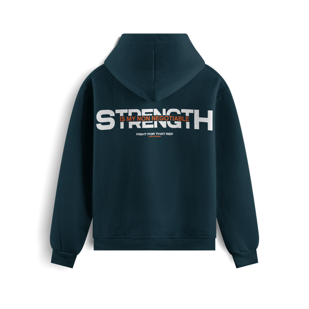 SUDADERA OVERSIZE STRENGTH - NON NEGOTIABLE OXO DESIGN
