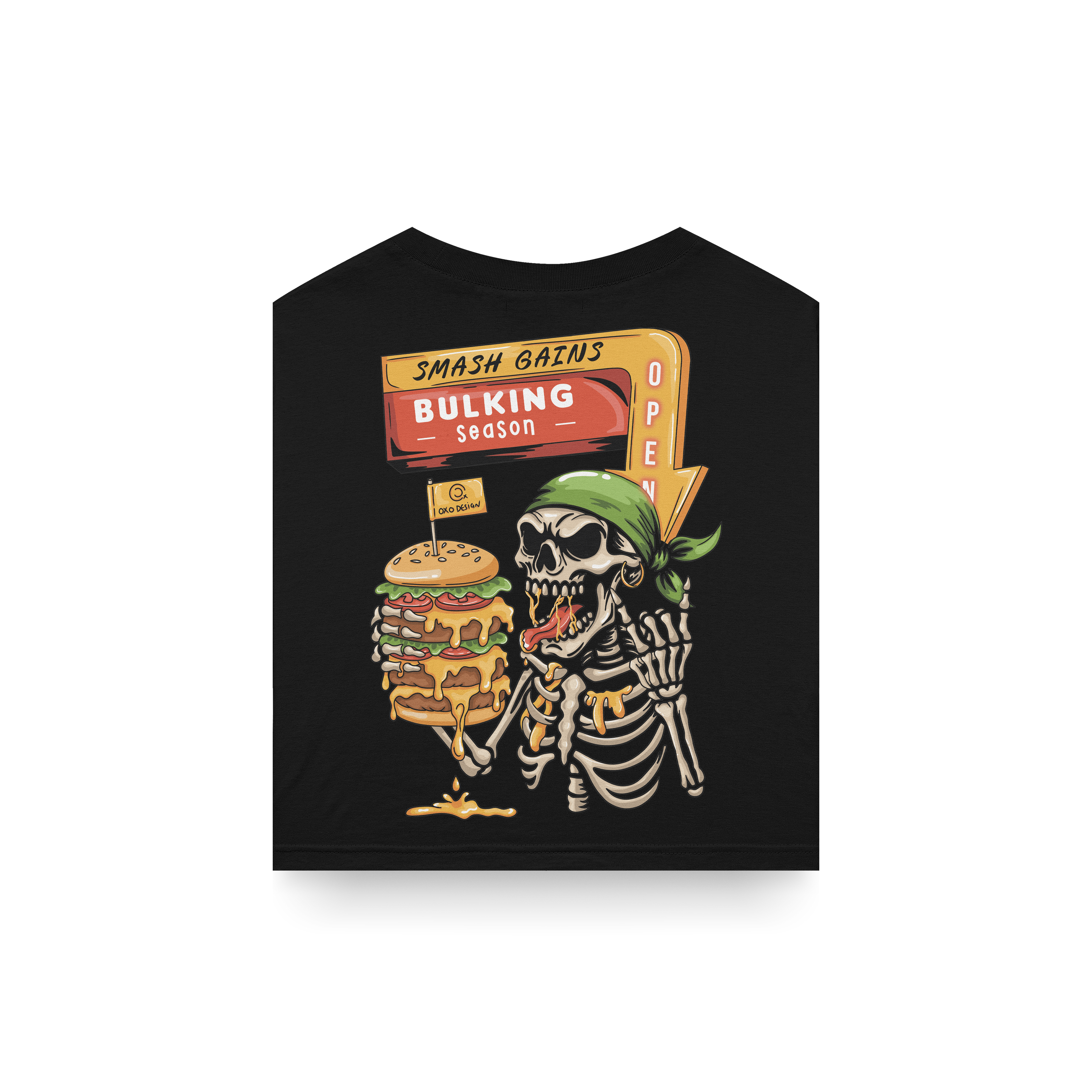 CROP TOP SMASH GAINS - SIN MANGAS