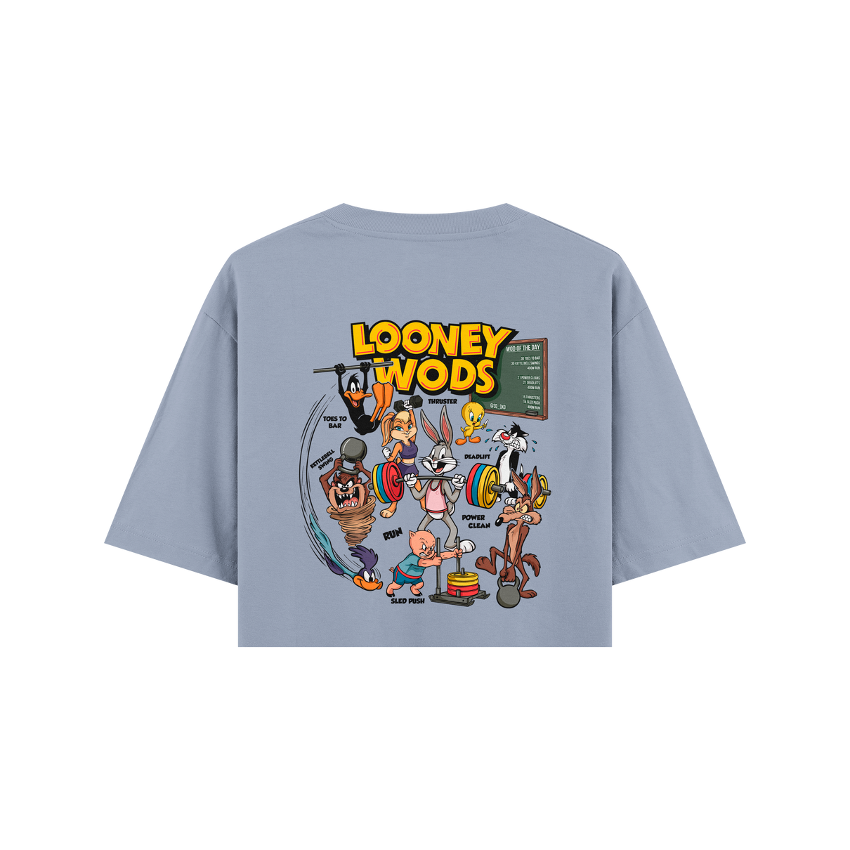 CROP TOP OVERSIZE CORTADO LOONEY WODS
