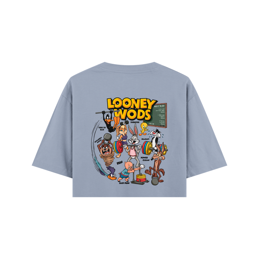 CROP TOP OVERSIZE CORTADO LOONEY WODS